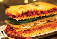 طرز تهیه لازانیا گوشت و قارچ