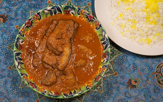 خورش ایرانی با برنج